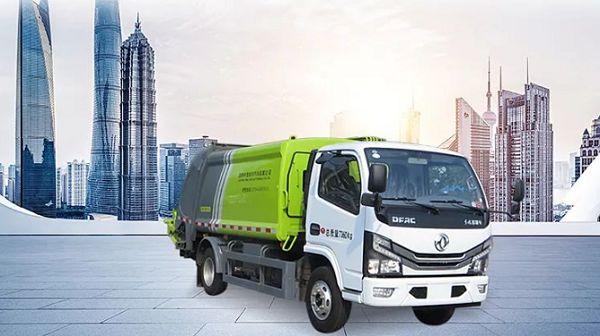 凌宇壓縮式垃圾車-固廢生活垃圾污物克星！